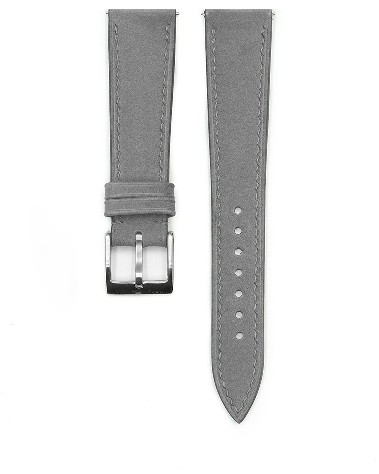 Nubuck Leather Strap (Light Grey)