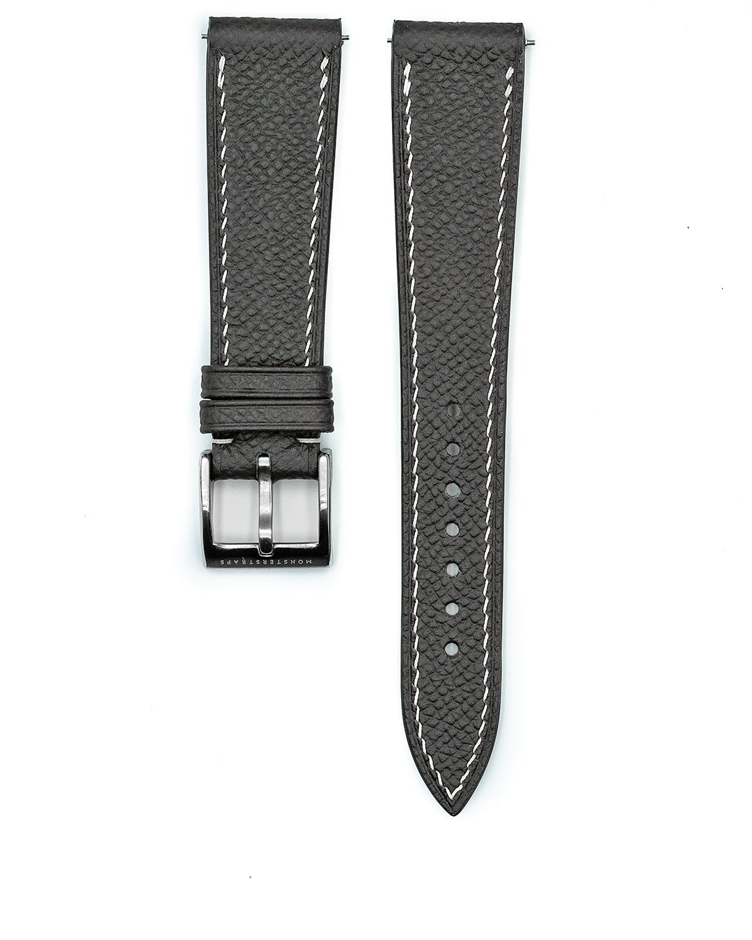 Epsom Leather Strap (Steel Grey)