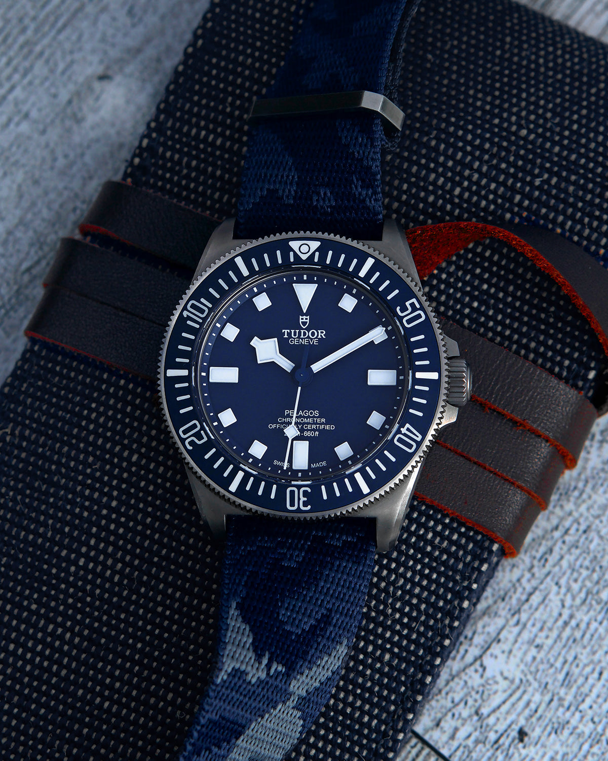 Blackbay Adjustable III - Woven Navy Camo