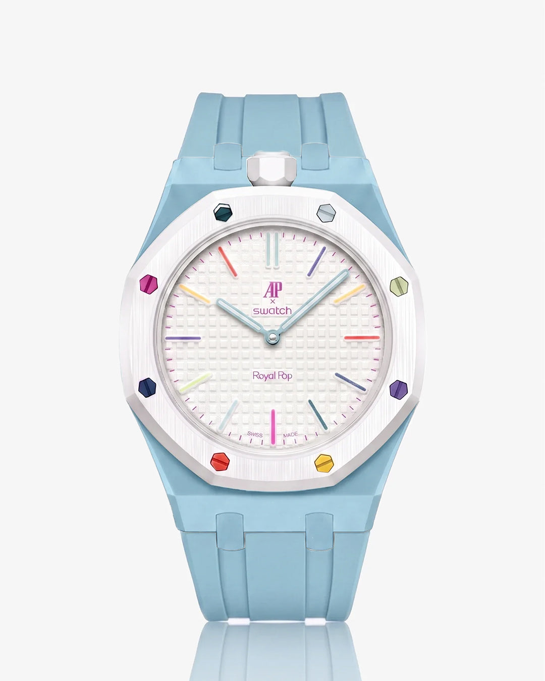 Rubber Strap Conversion for Royal Pop Huit Blanc