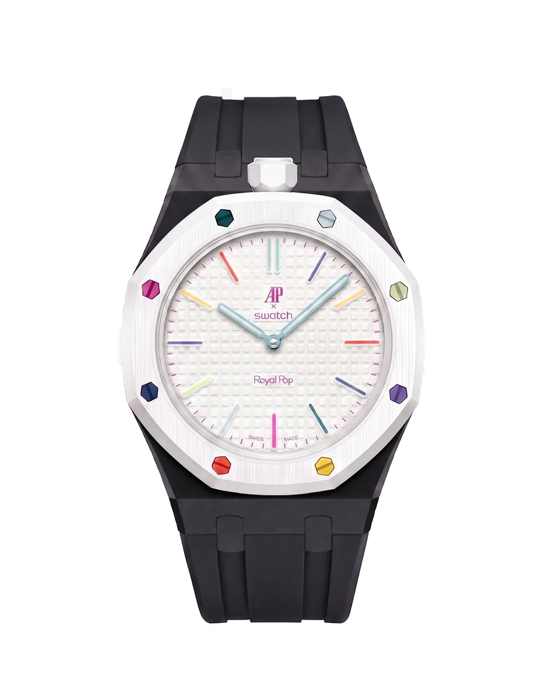 Rubber Strap Conversion for Royal Pop Huit Blanc