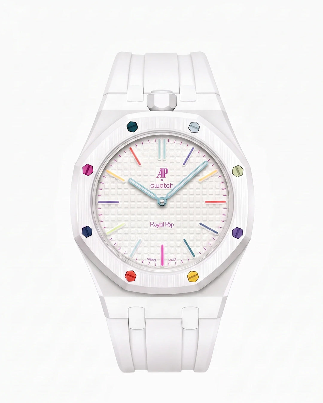 Rubber Strap Conversion for Royal Pop Huit Blanc