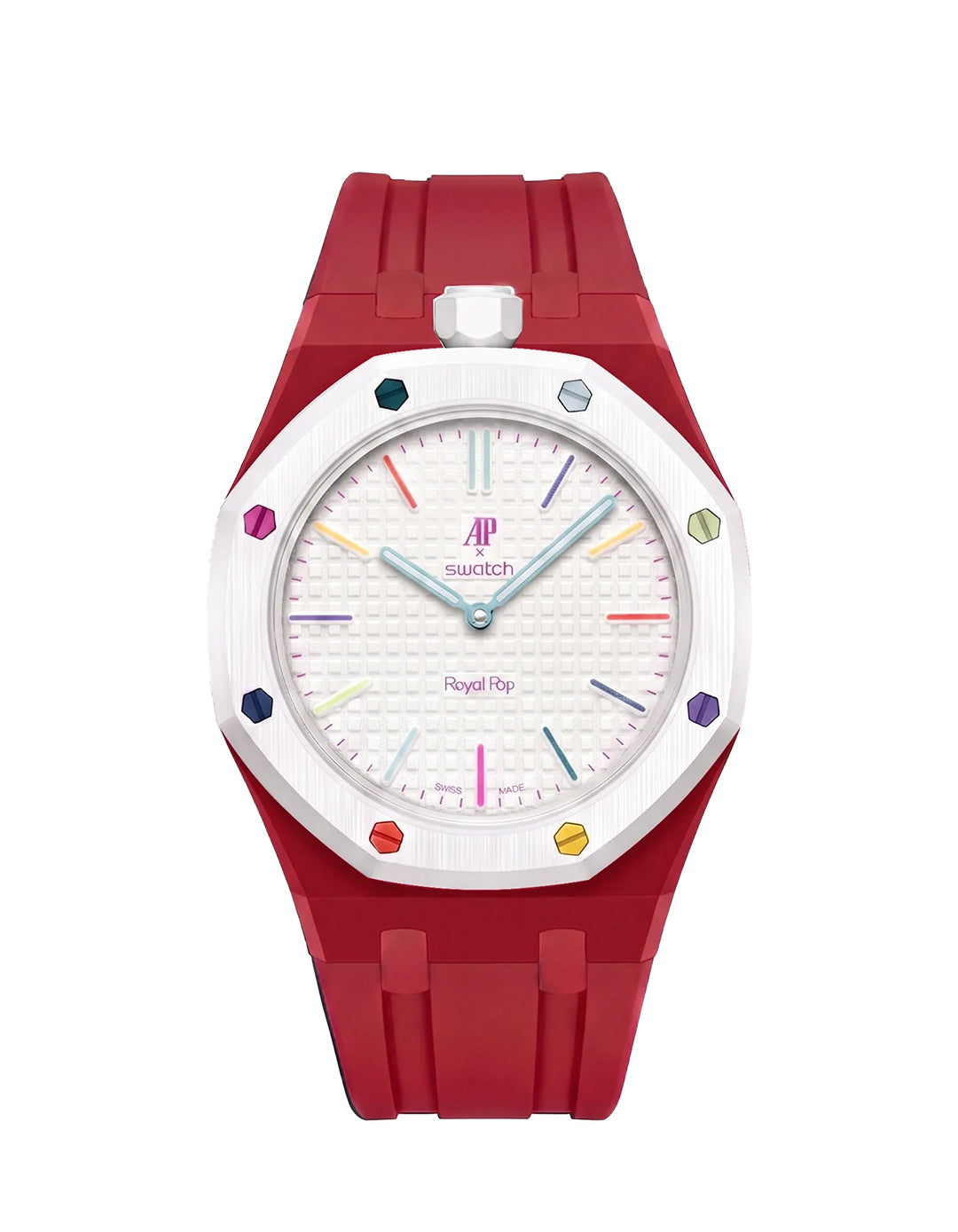 Rubber Strap Conversion for Royal Pop Huit Blanc