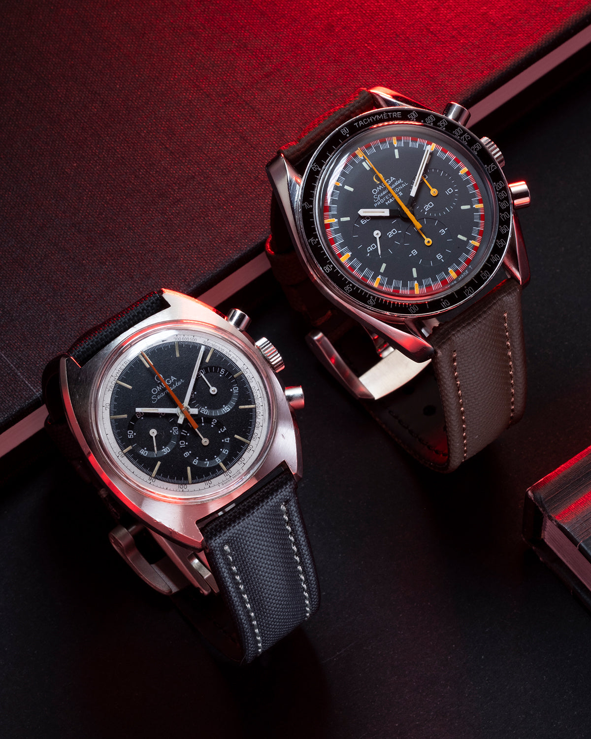 Classic Sailcloth - Black (Contrast Stitching)