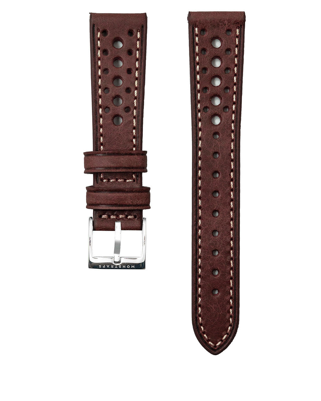 (19 -22mm) Rally Leather - Dark Brown (Straight End, Regular)
