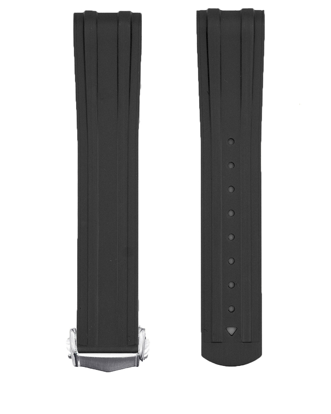 FKM RUBBER - FOR SEAMASTER DEPLOYANT STYLE (BLACK)