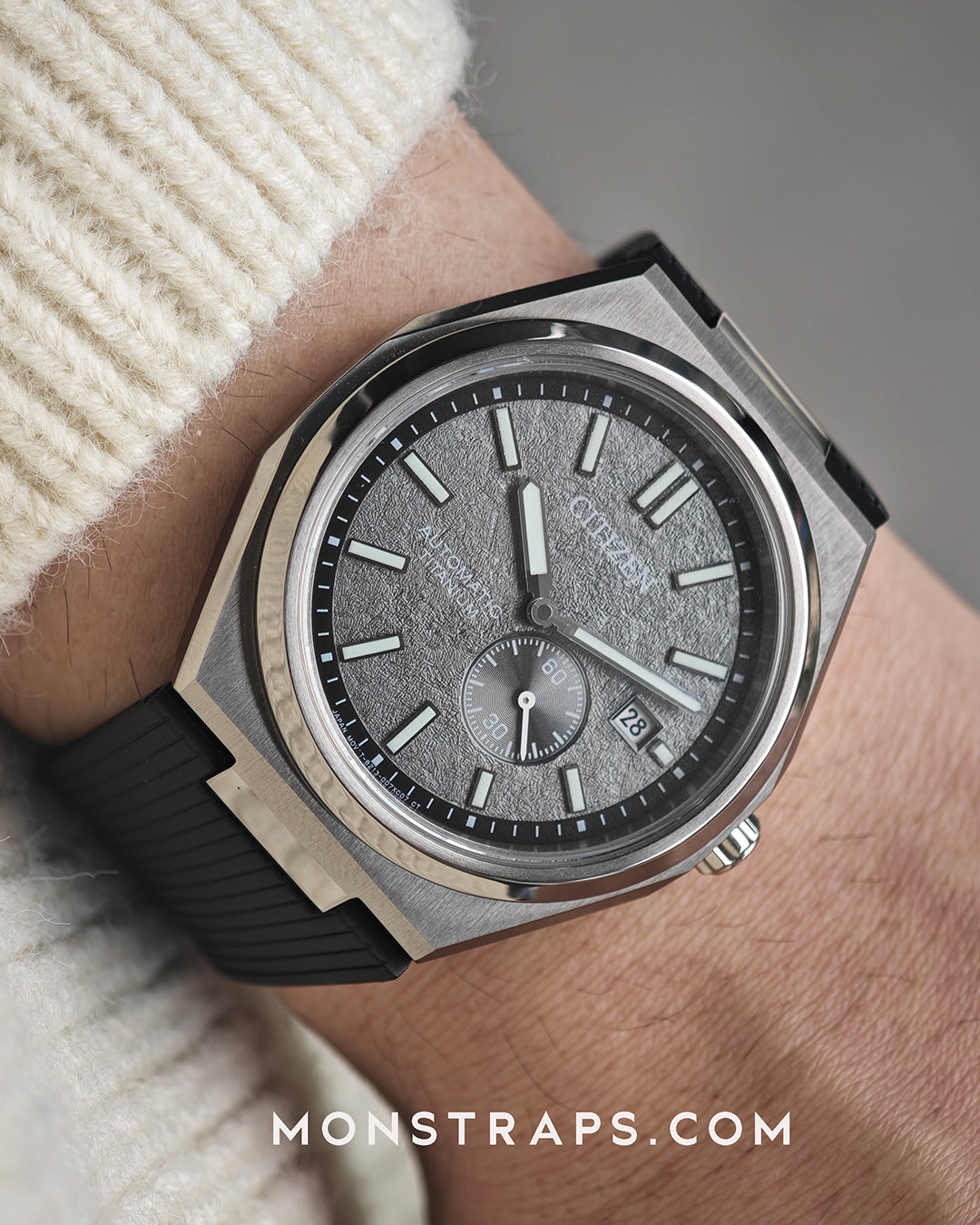 INTEGRATED RUBBER - FOR CITIZEN ZENSHIN SUPER TITANIUM (GREEN)