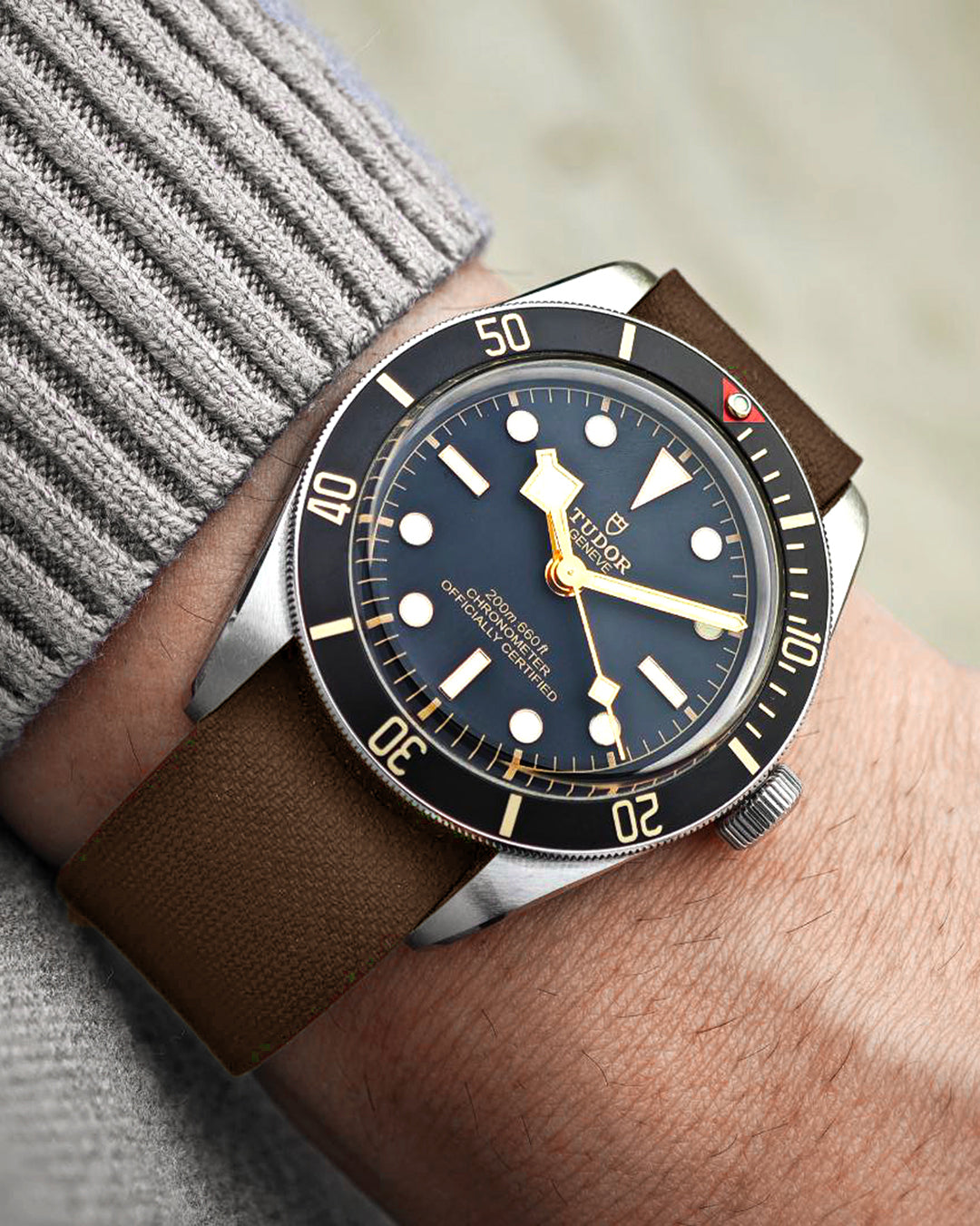 For Tudor Models - FKM Rubber Brown (Single Pass, Universal Fit)