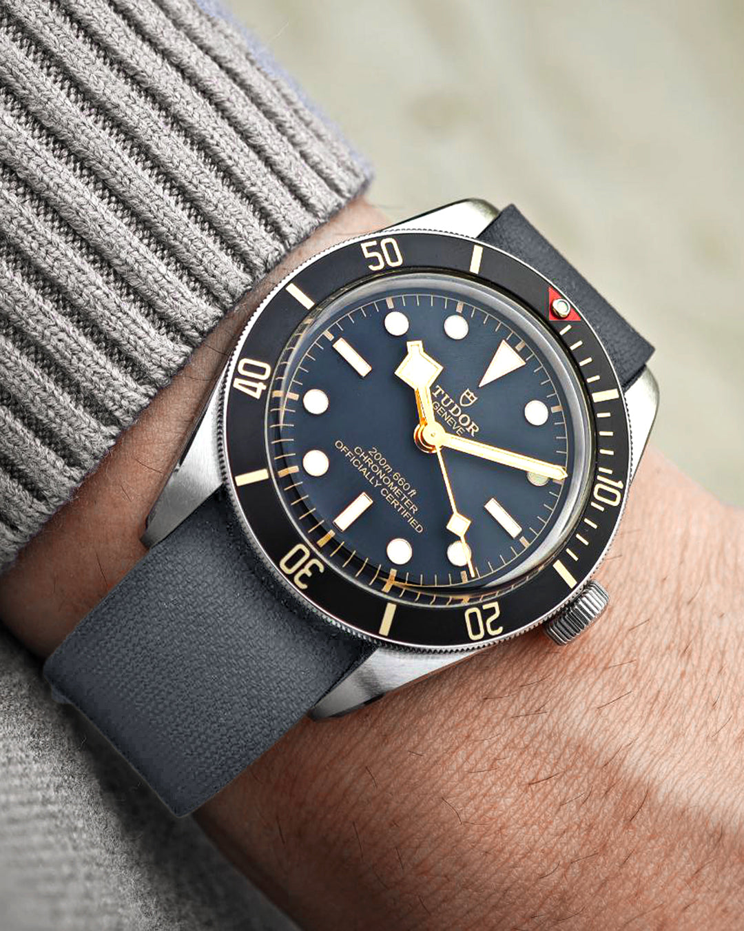 For Tudor Models - FKM Rubber Grey (Single Pass, Universal Fit)