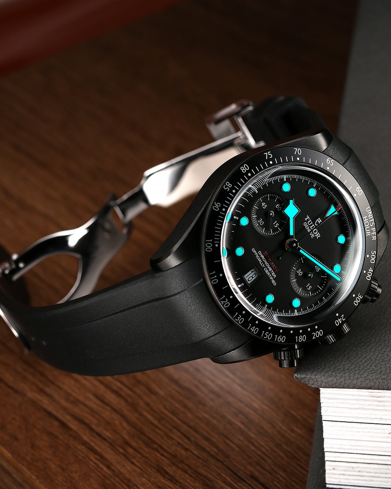 FKM RUBBER- FOR TUDOR BLACK BAY 41 / CHRONO / GMT (WHITE)