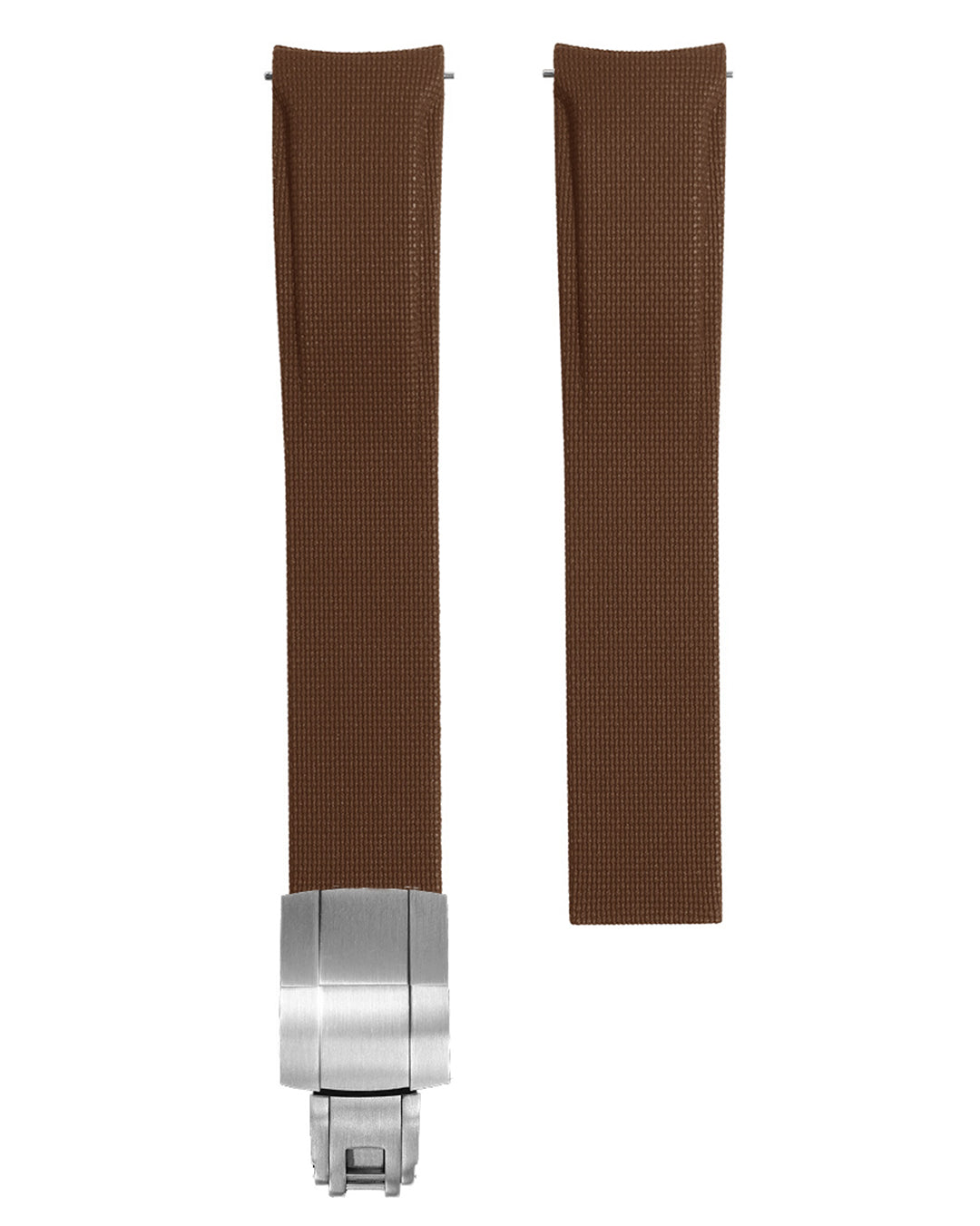 CURVED END UNIVERSAL HYBRID RUBBER (CUT TO FIT, SPRINGLEAF DEPLOYANT CLASP STYLE)