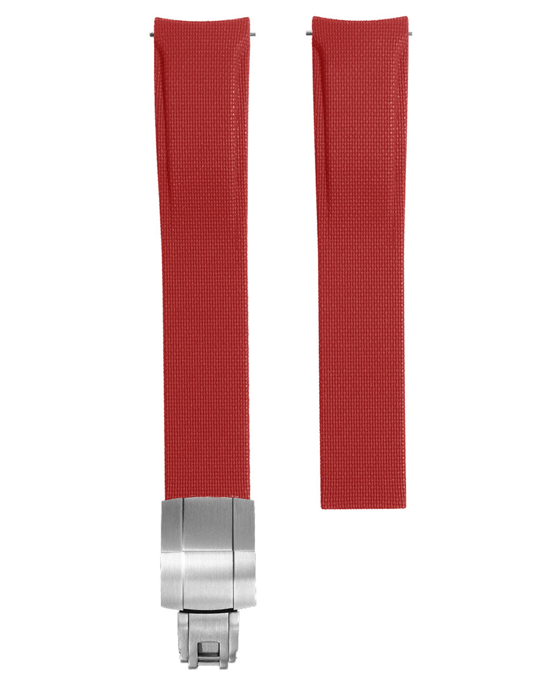 CURVED END UNIVERSAL HYBRID RUBBER (CUT TO FIT, SPRINGLEAF DEPLOYANT CLASP STYLE)