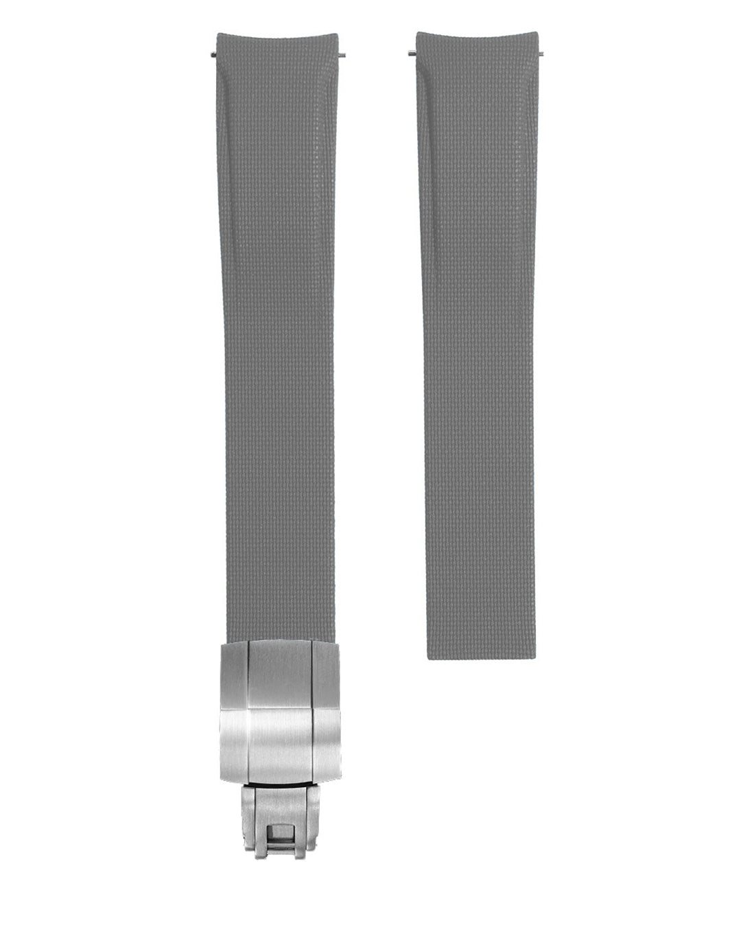 CURVED END UNIVERSAL HYBRID RUBBER (CUT TO FIT, SPRINGLEAF DEPLOYANT CLASP STYLE)