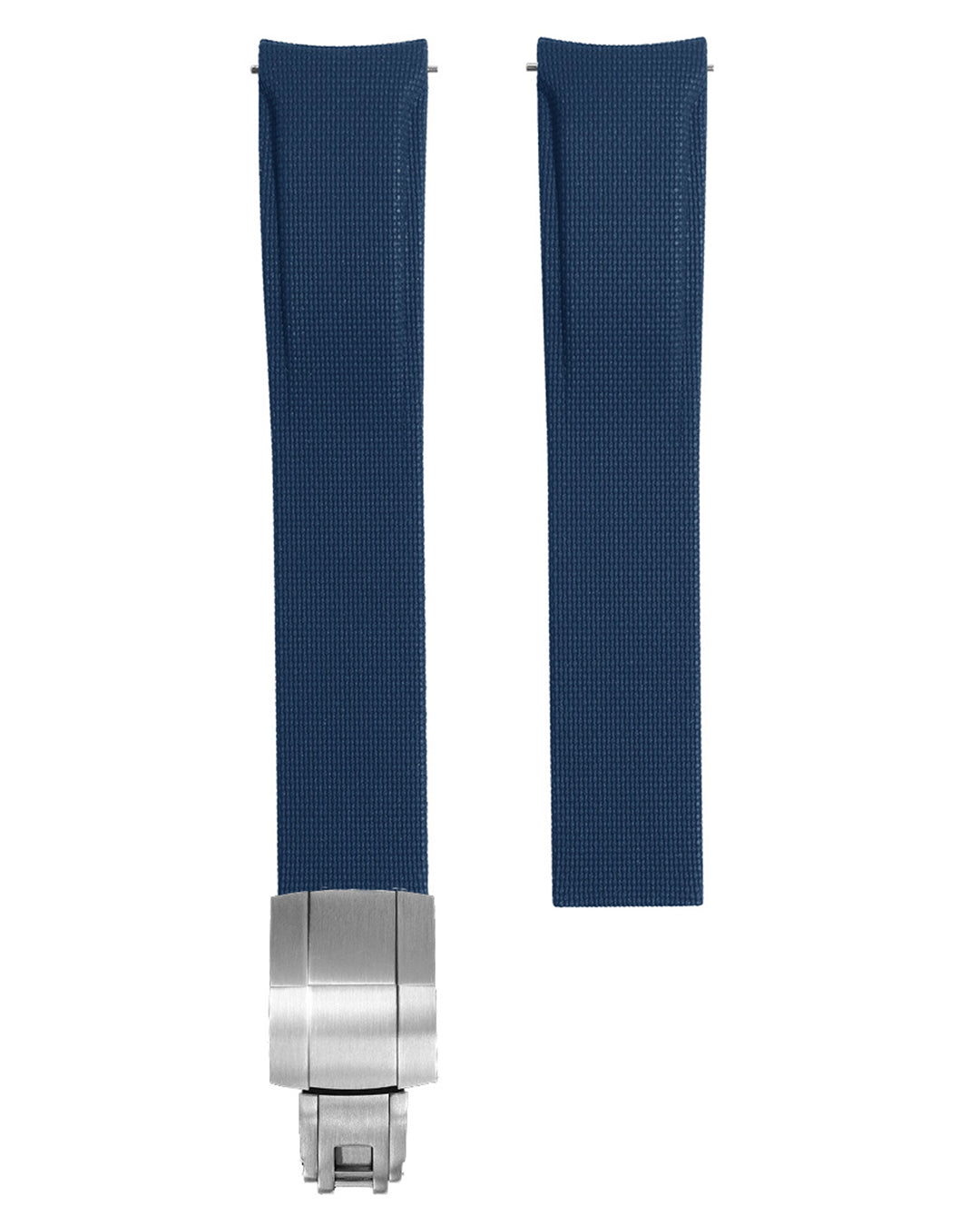 CURVED END UNIVERSAL HYBRID RUBBER (CUT TO FIT, SPRINGLEAF DEPLOYANT CLASP STYLE)