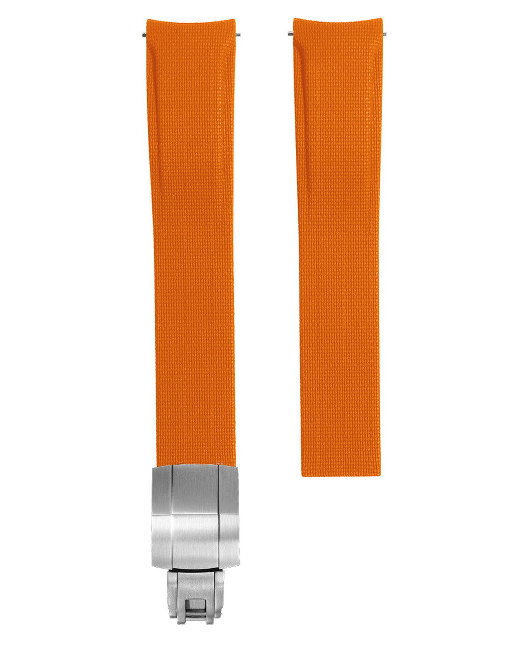 CURVED END UNIVERSAL HYBRID RUBBER (CUT TO FIT, SPRINGLEAF DEPLOYANT CLASP STYLE)
