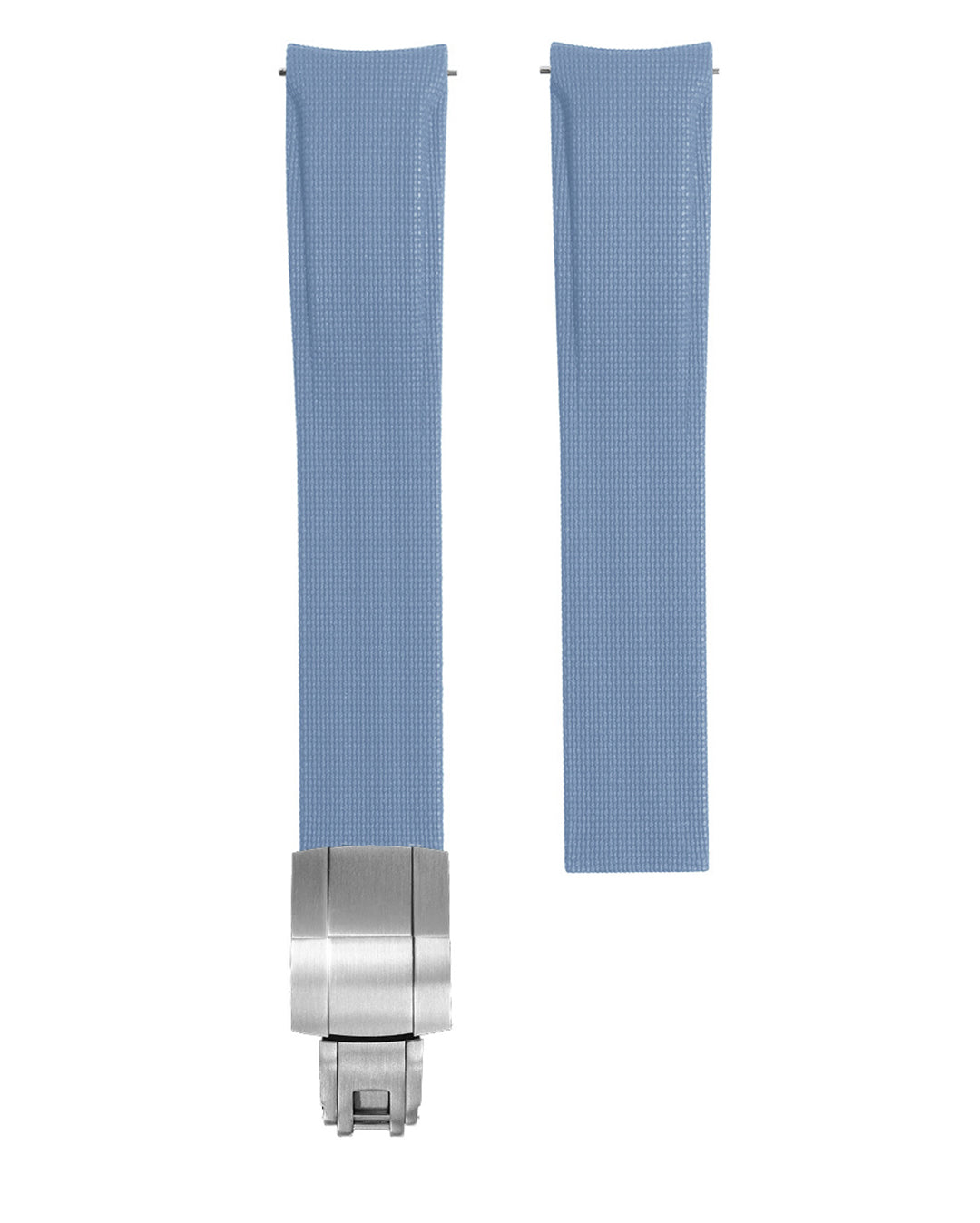 CURVED END UNIVERSAL HYBRID RUBBER (CUT TO FIT, SPRINGLEAF DEPLOYANT CLASP STYLE)