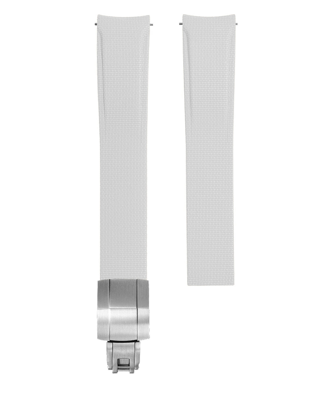 CURVED END UNIVERSAL HYBRID RUBBER (CUT TO FIT, SPRINGLEAF DEPLOYANT CLASP STYLE)
