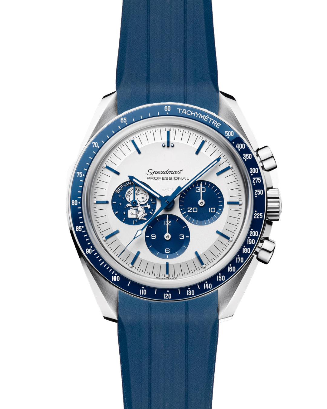 (LATEST!) FKM RUBBER- FOR SPEEDMASTER PROFESSIONAL (NAVY BLUE)