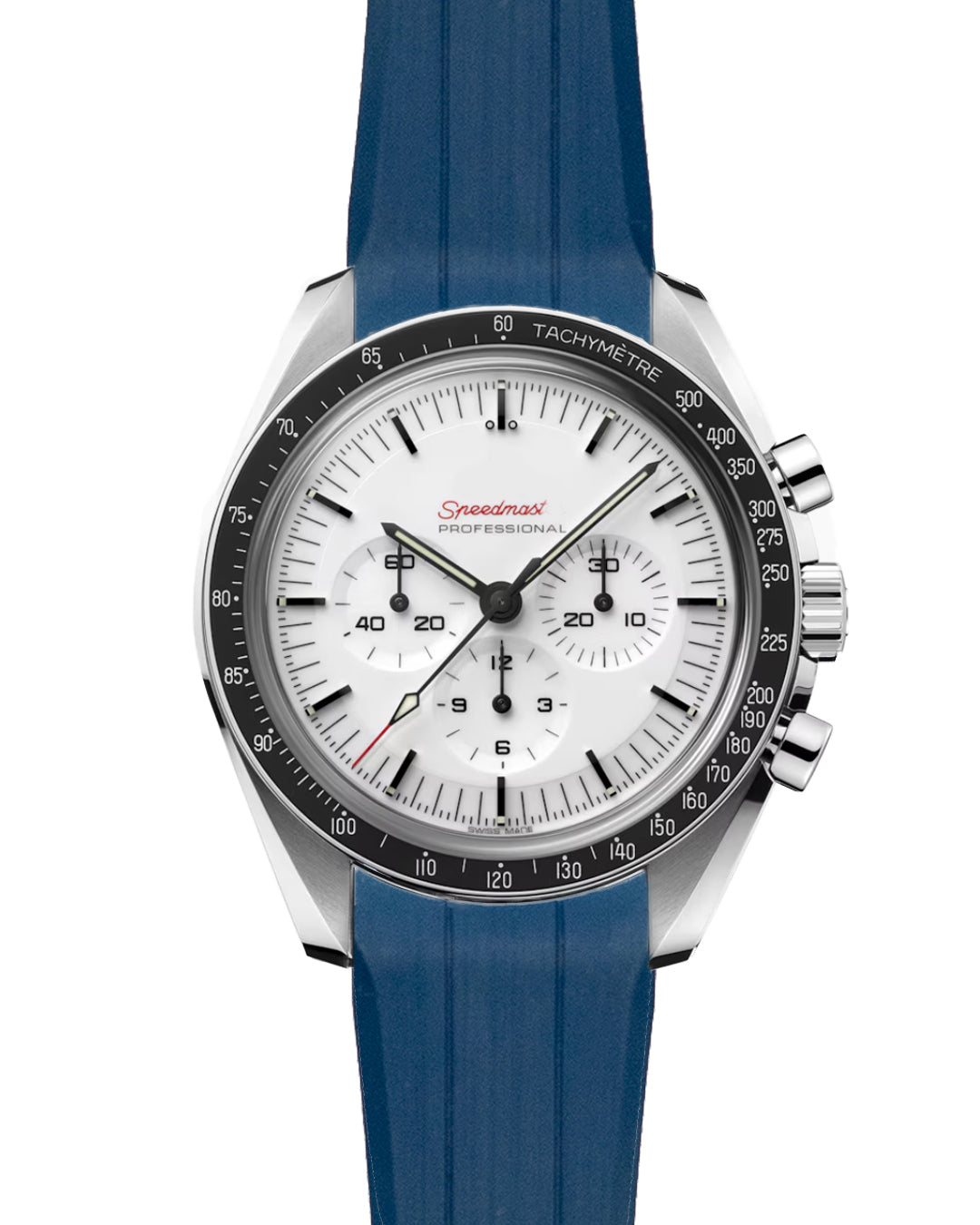 (LATEST!) FKM RUBBER- FOR SPEEDMASTER PROFESSIONAL (NAVY BLUE)