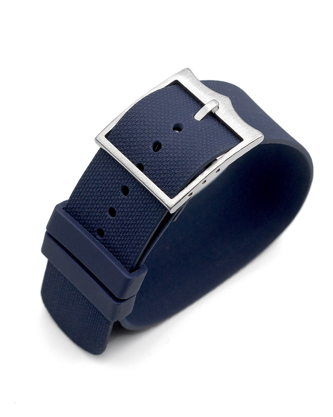 ペラゴスFXD　ファブリックストラップ　22mm　ベルクロ　ネイビー For Tudor Models - FKM Rubber Navy (Single Pass, Universal