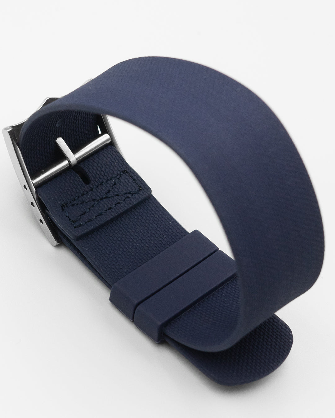 ペラゴスFXD　ファブリックストラップ　22mm　ベルクロ　ネイビー For Tudor Models - FKM Rubber Navy (Single Pass, Universal
