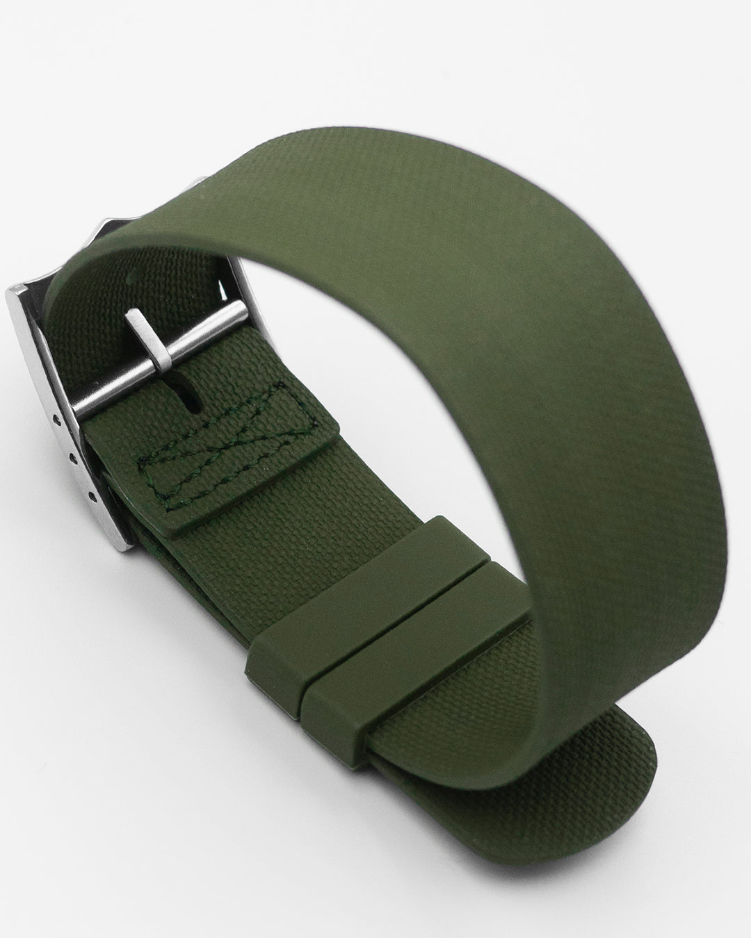 For Tudor Models - FKM Rubber Khaki Green (Single Pass, Universal Fit)