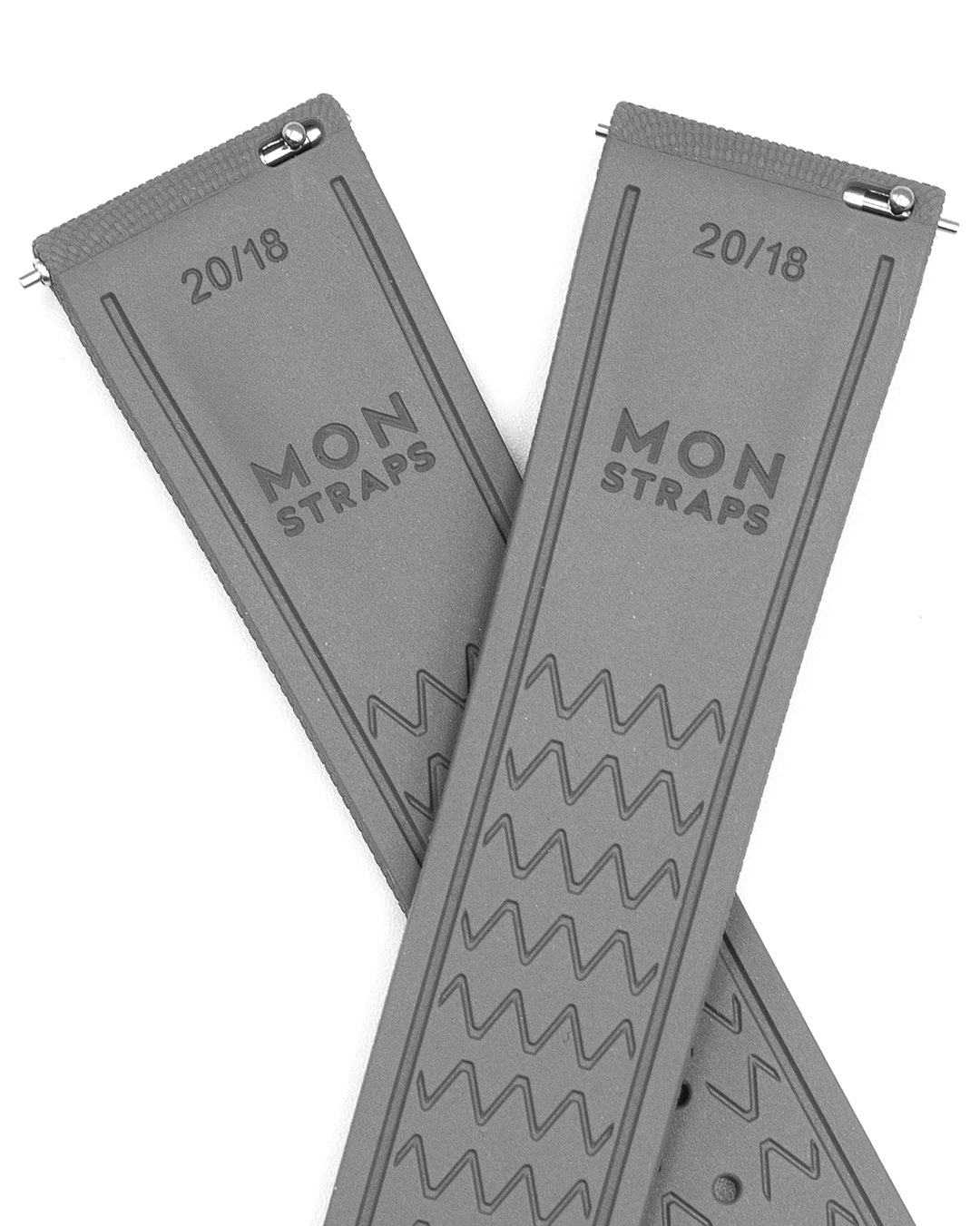 HYBRID RUBBER (ORANGE) - STRAIGHT END UNIVERSAL FIT (DEPLOYANT CLASP STYLE)