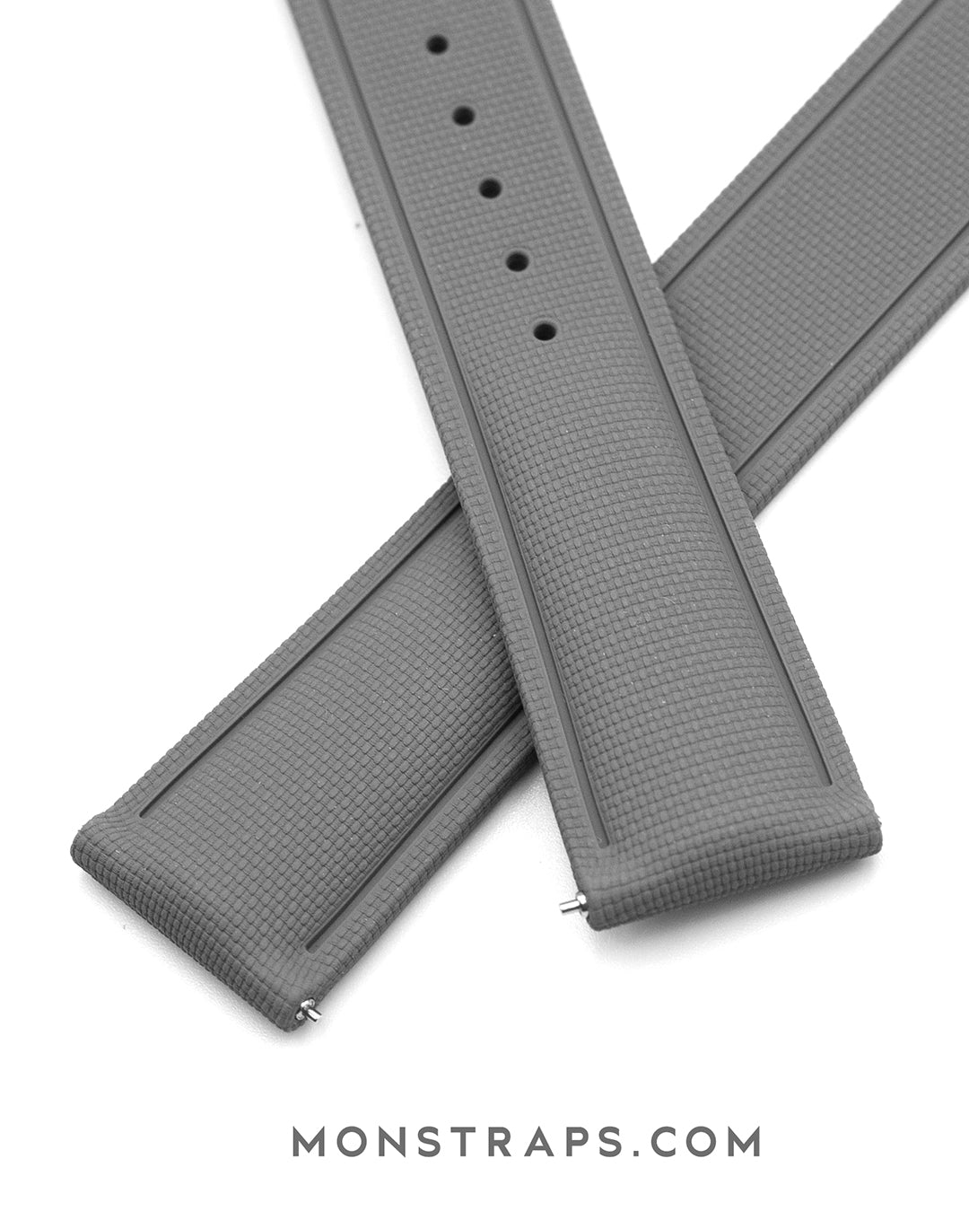 HYBRID RUBBER (ORANGE) - STRAIGHT END UNIVERSAL FIT (DEPLOYANT CLASP STYLE)