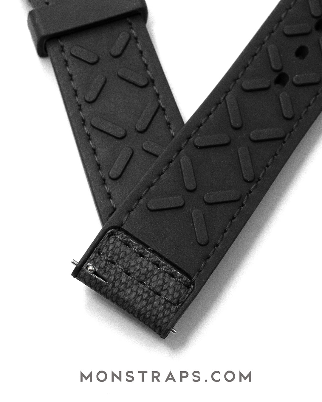 Pilot Hybrid FKM Rubber IWC style (Black)