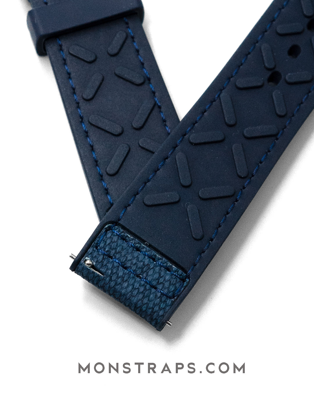 Pilot Hybrid FKM Rubber IWC style (Navy Blue)