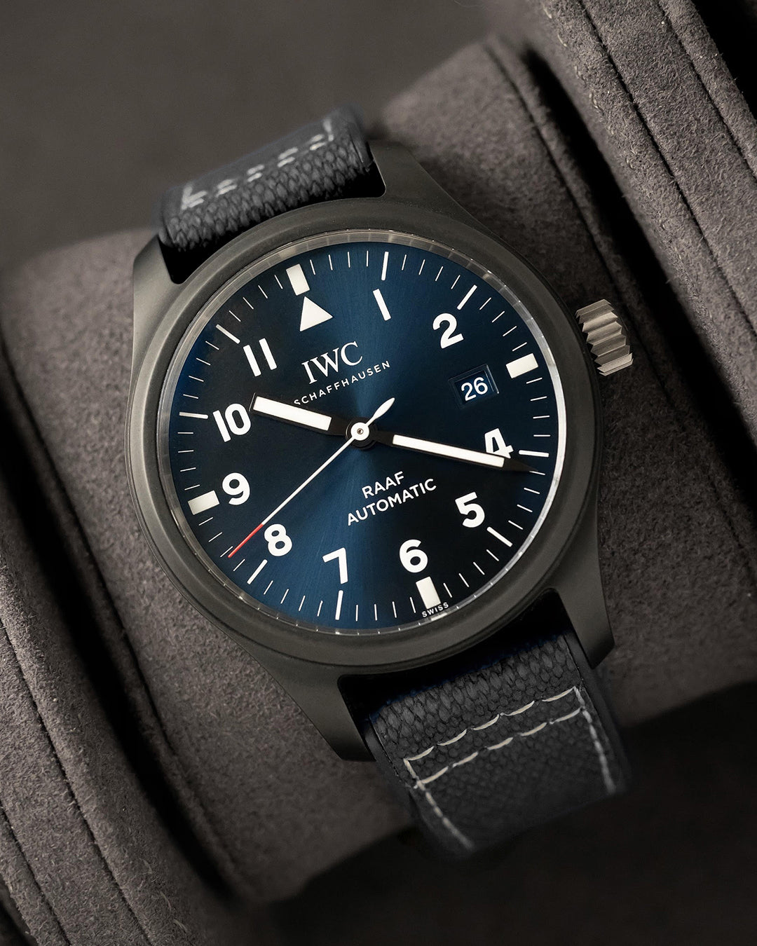 Pilot Hybrid FKM Rubber IWC style (Black)