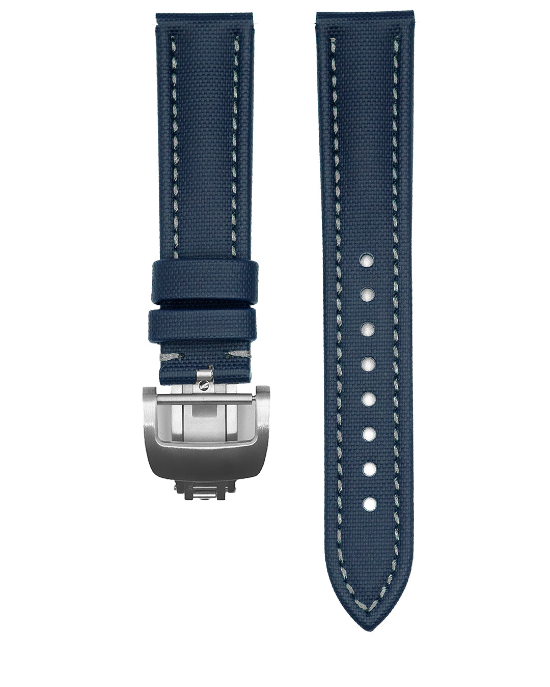 Classic Sailcloth - Navy (Contrast Stitching)