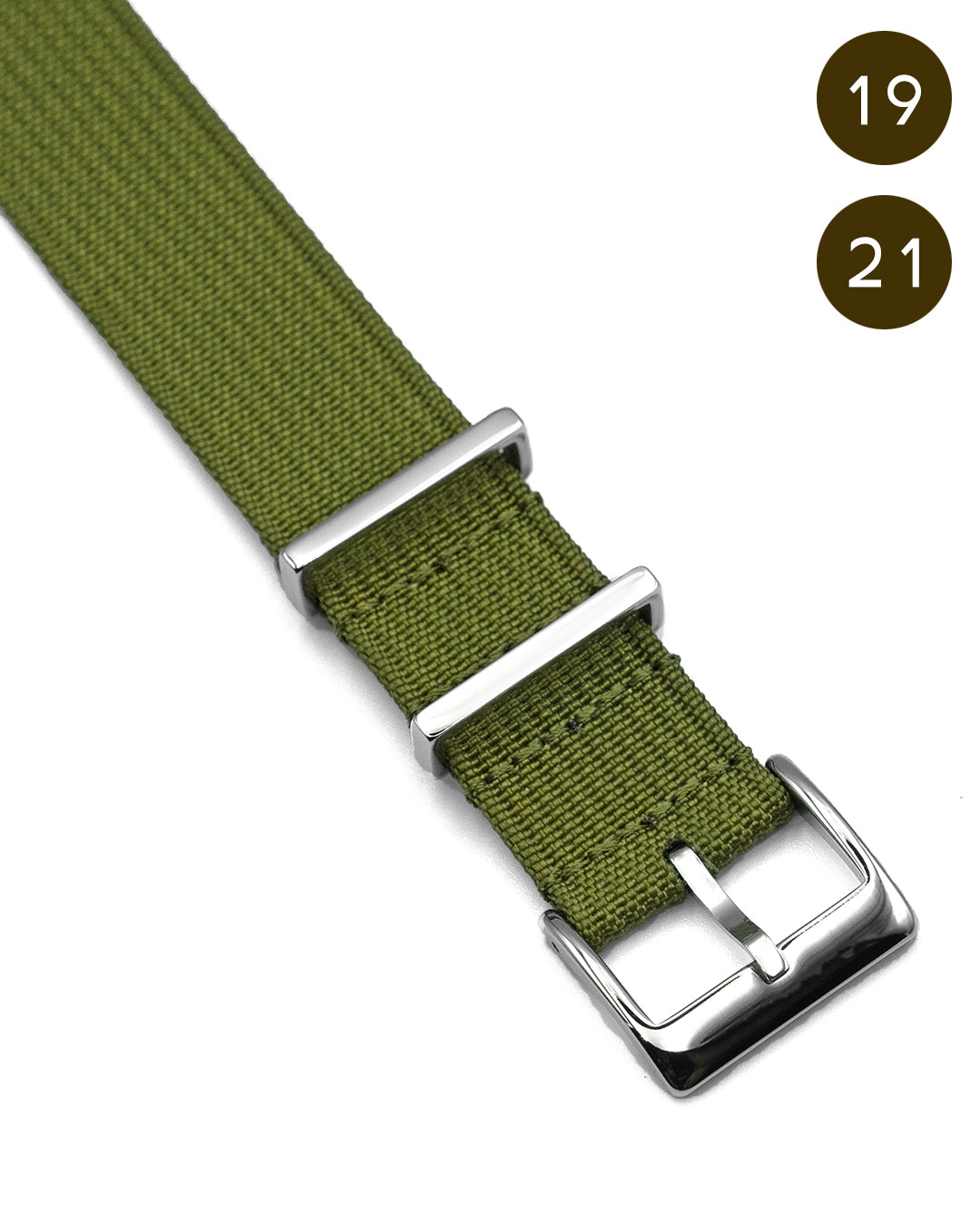 Nylon Vintage - Field Green (Single Pass, Odd Size)