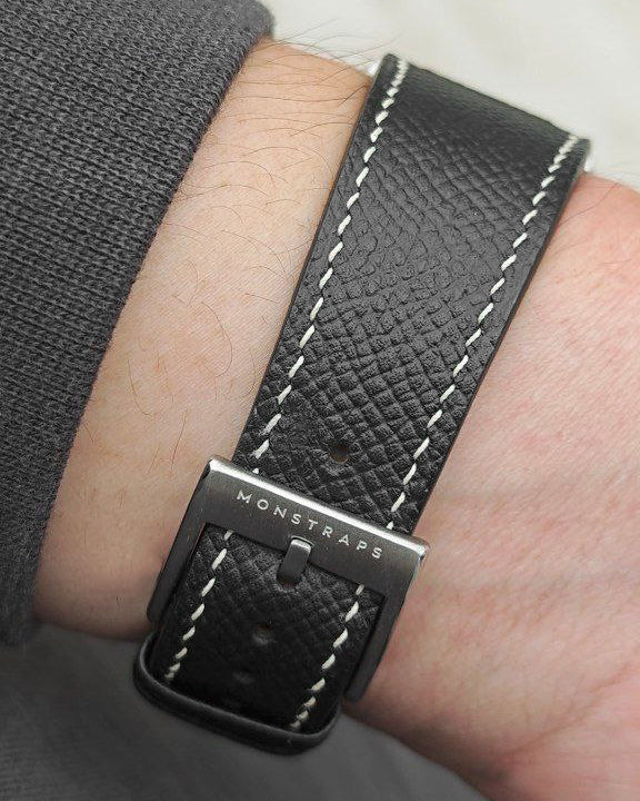 EPSOM LEATHER - FOR IWC INGENIEUR AUTOMATIC 40 (BLUE)