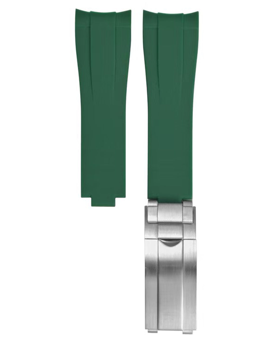(NEW!) CUT TO FIT RUBBER- FOR ROLEX SPORTS MODEL (GREEN, GLIDE CLASP)