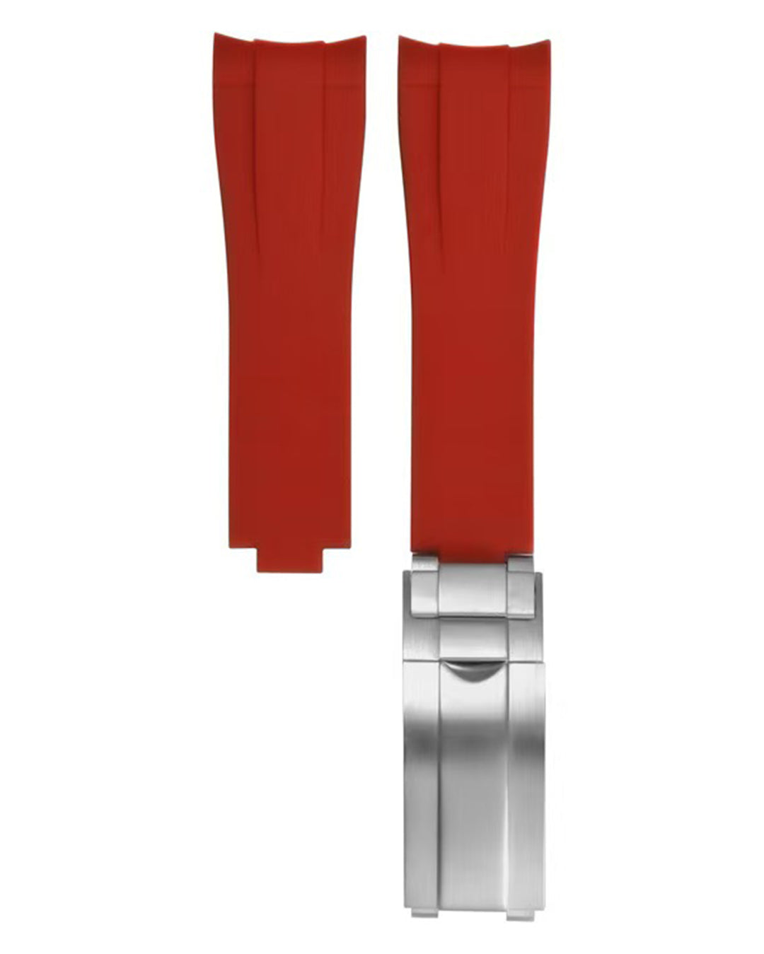 (NEW!) CUT TO FIT RUBBER- FOR ROLEX SPORTS MODEL (RED, GLIDE CLASP)