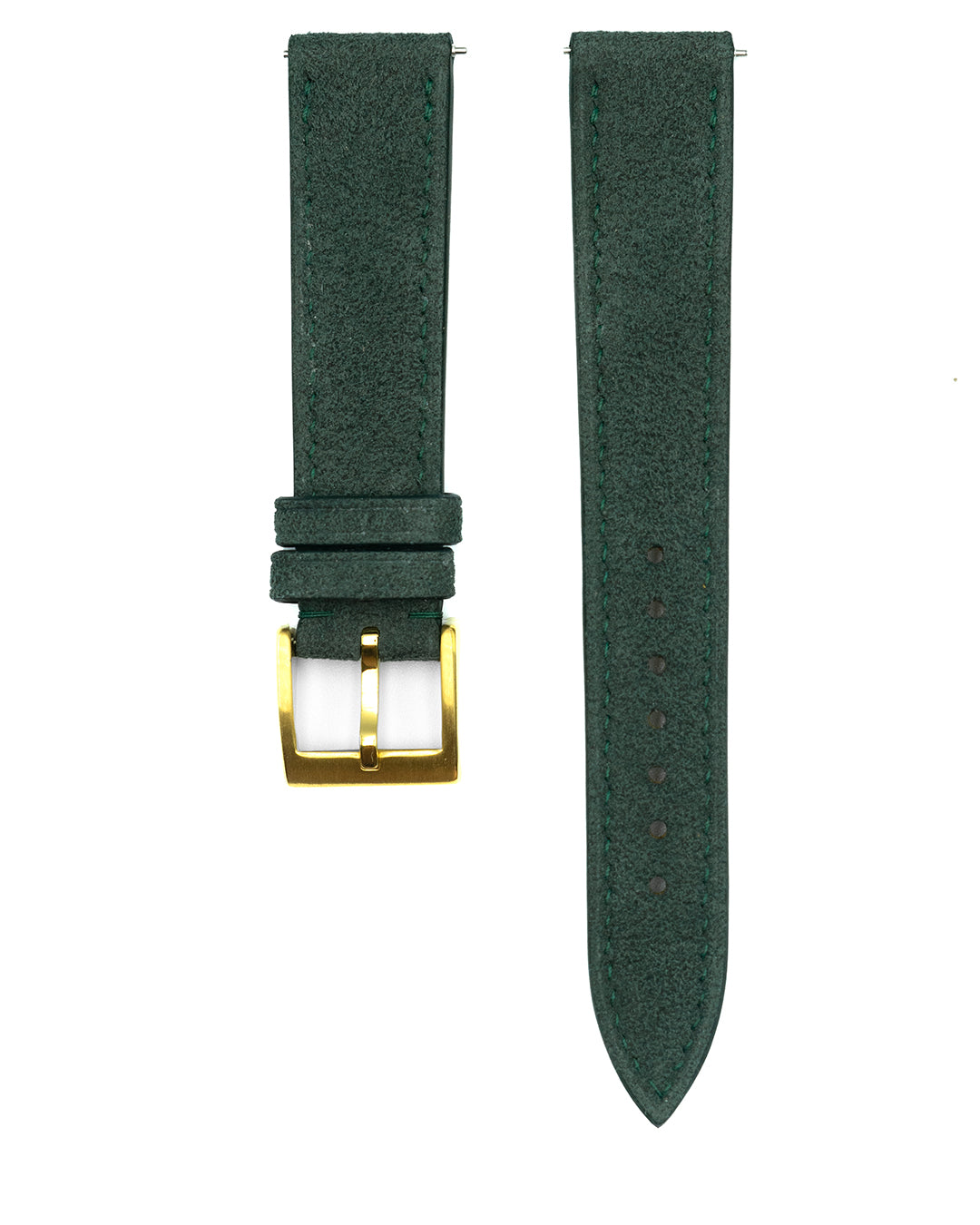 (18mm) Suede Leather - Vintage Green, Regular