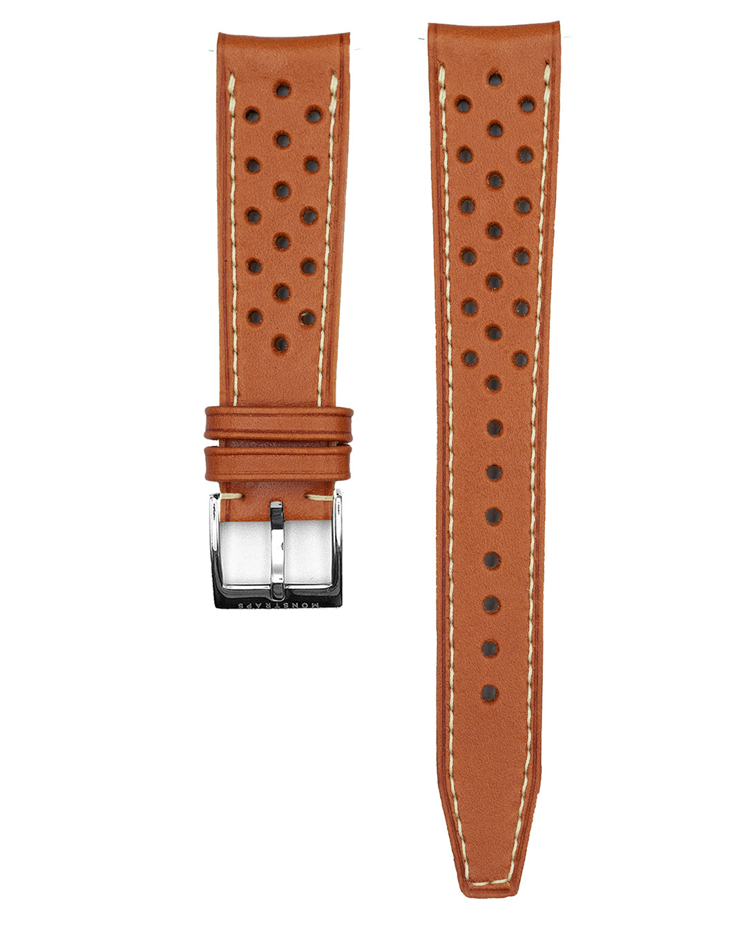 (19mm) Rally Leather - Windsor Tan, Regular, Curved