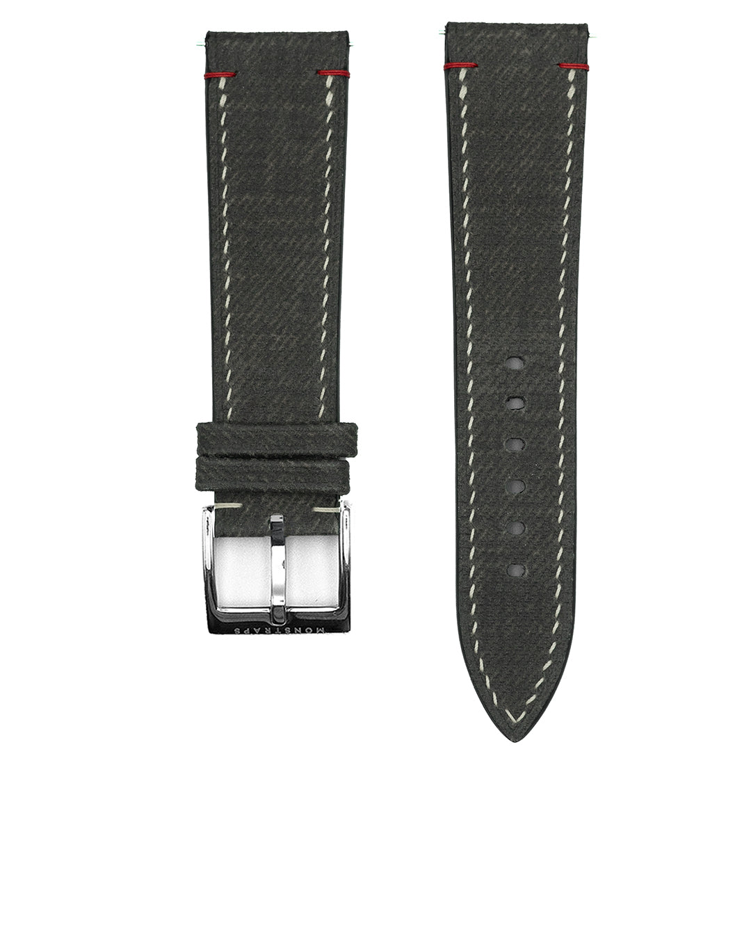 (21mm) Fabric Leather - Brown, Short