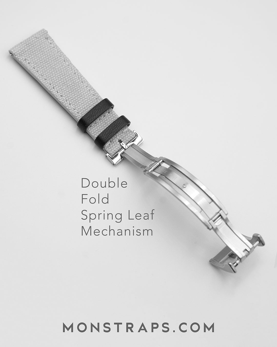 MONSTRAPS Spring Leaf Deployant Clasp (16mm)