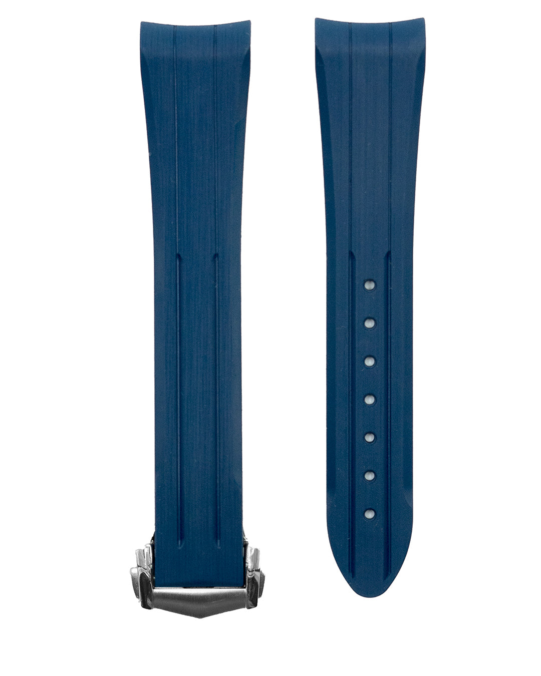 (LATEST!) FKM RUBBER- FOR SPEEDMASTER RACING / CHRONOSCOPE / MOONPHASE (NAVY BLUE)