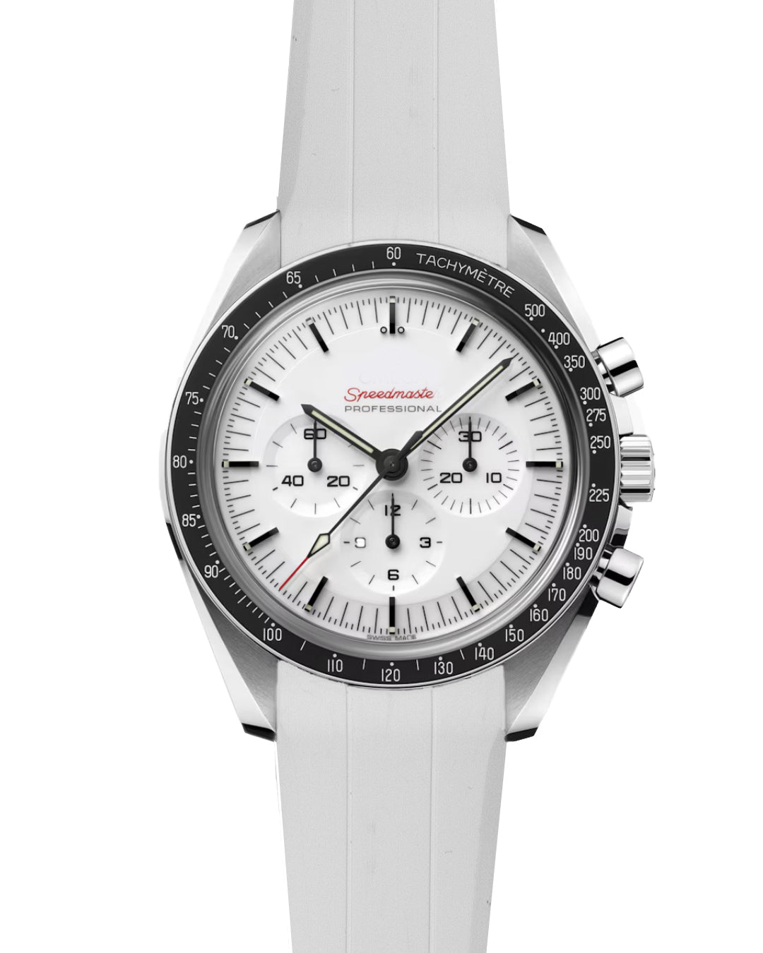 (LATEST!) FKM RUBBER- FOR SPEEDMASTER PROFESSIONAL (WHITE)