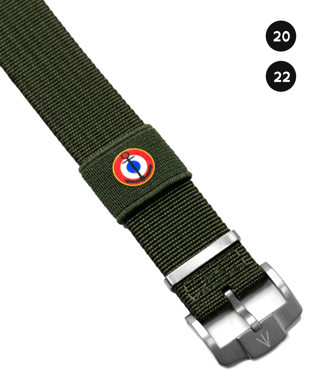(EXCLUSIVE) Titanium Nylon Single Pass (Military Green)