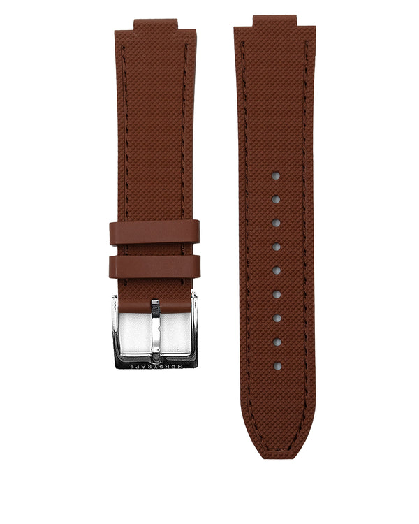 HYBRID RUBBER - FOR CITIZEN TSUYOSA SMALL SECONDS (BROWN) - Monstraps