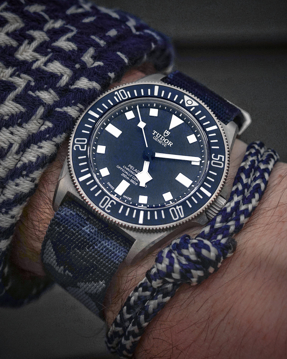 Blackbay Adjustable III - Woven Navy Camo