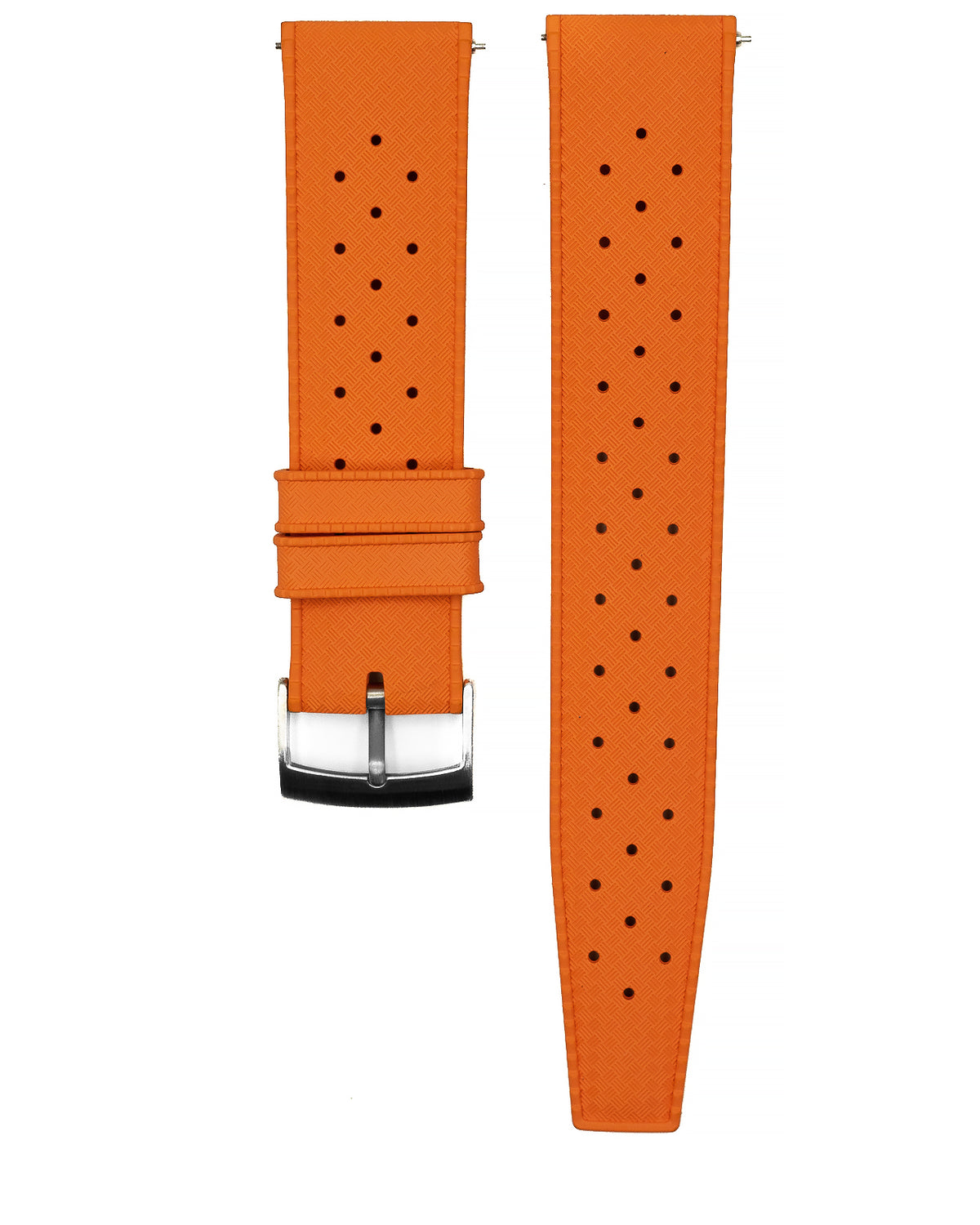 FKM RUBBER - &quot;TROPICAL&quot; VINTAGE STYLE STRAP (ORANGE)