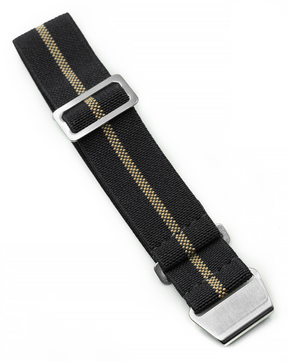 PARA Elastic - Black with Khaki Stripes