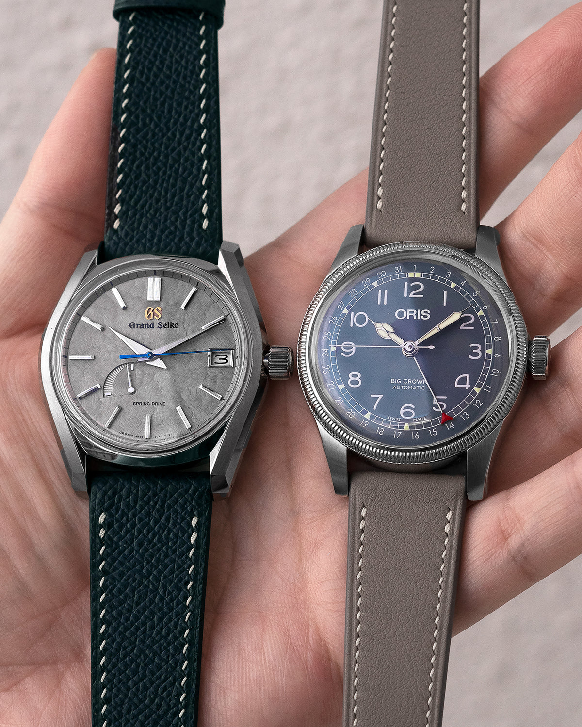 Epsom Leather Strap (Midnight Blue)