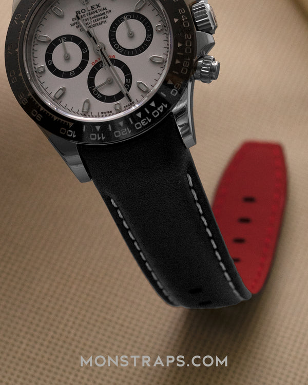 Curved End Leather Strap (For Rolex)