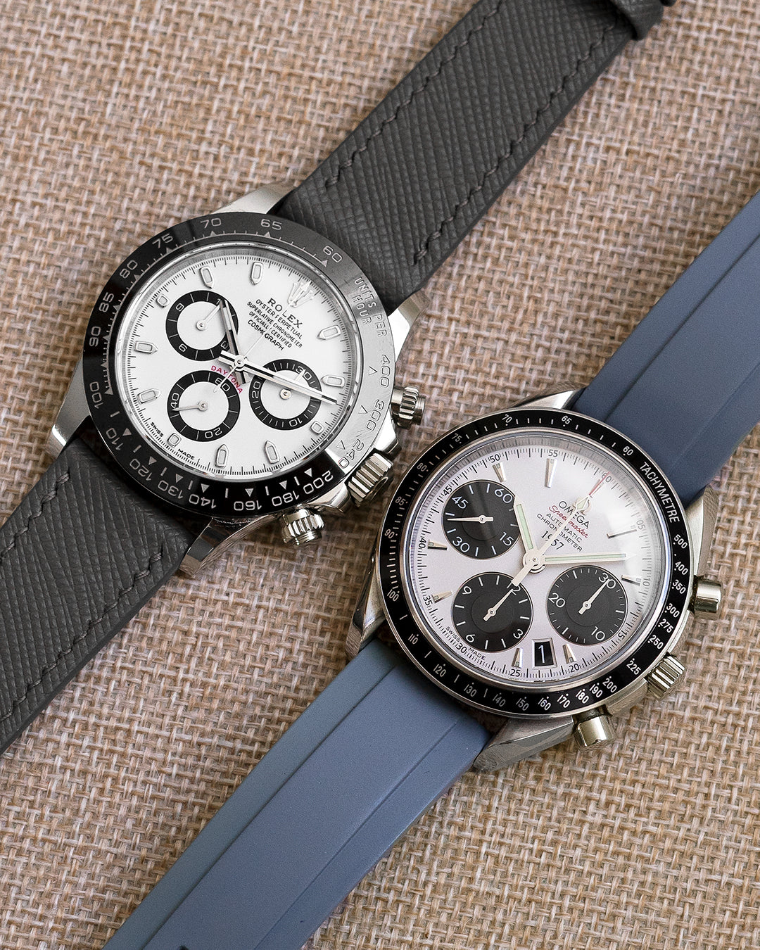 VULCANISED RUBBER - GREY (STRAIGHT ENDS)